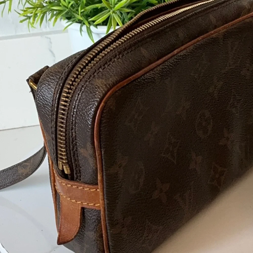 Authentic Louis Vuitton Monogram Pochette Marley Bandouliere Bag - Picture 7 of 13